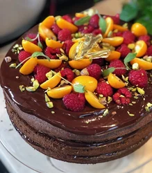 Sváteční dort s čerstvým ovocem podle Josefa Maršálka